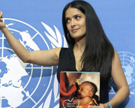 Celebrity Mom: Salma Hayek